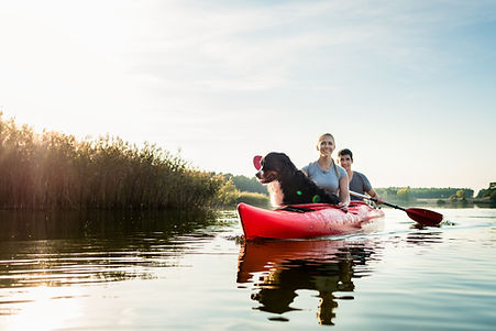 Kayaking with Family Dog