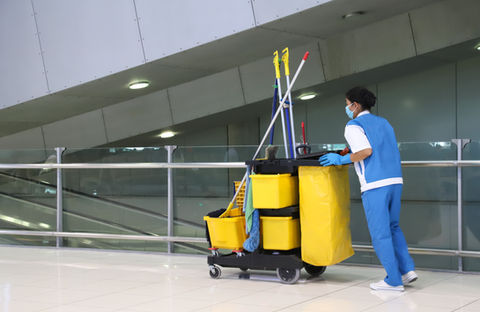 Professional Cleaning Worker