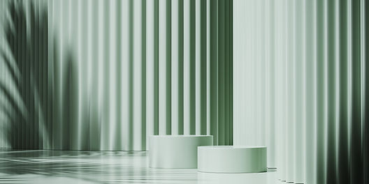 Scène à thème vert