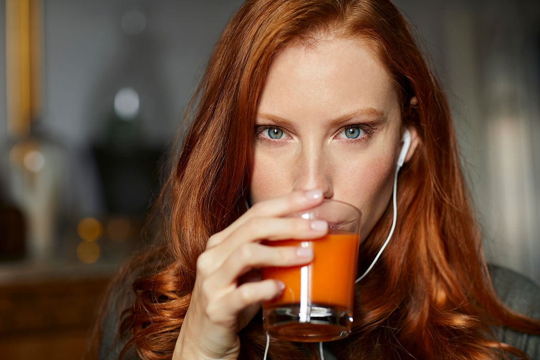 Sipping Coffee Portrait