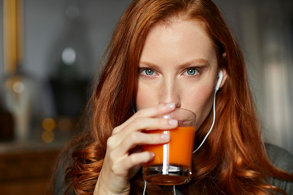 Sipping Coffee Portrait