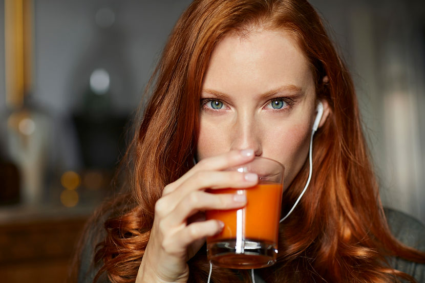 Sipping Coffee Portrait