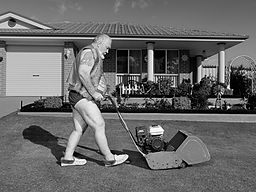 Mowing Lawn
