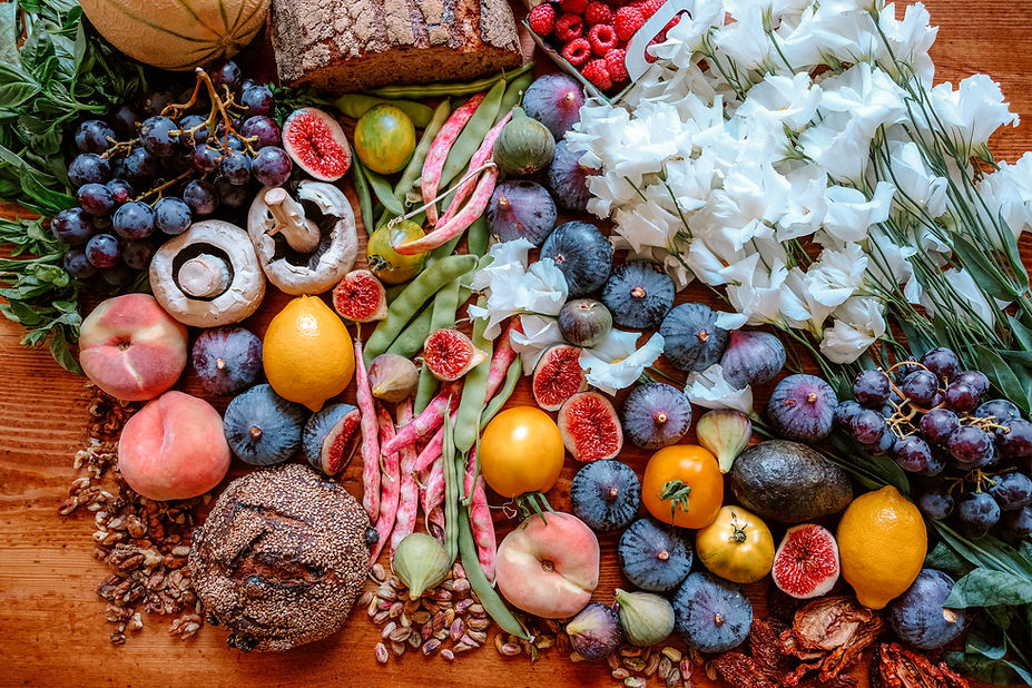 Cibo appena raccolto