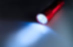 Red Flashlight Beam