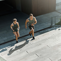 Running Up Stairs
