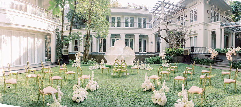 Mariage élégant en plein air