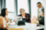 A group of women at a business meeting