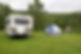 Mature couple camping