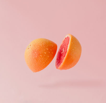 Floating Grapefruit Halves