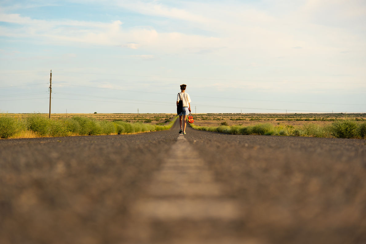 In den Horizont hineingehen