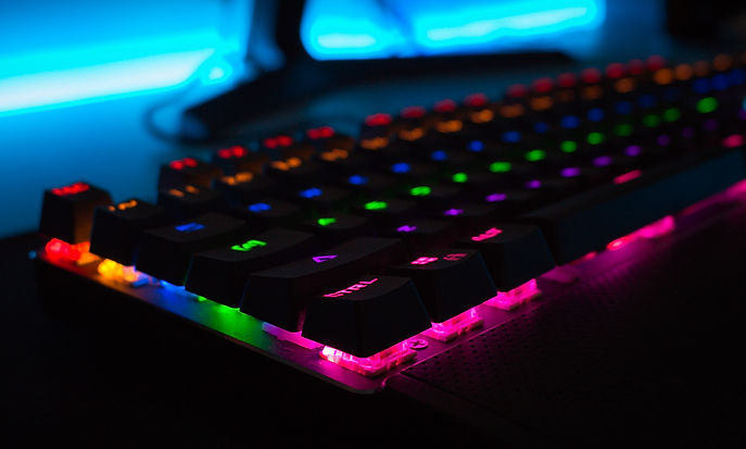 Teclado arcoiris
