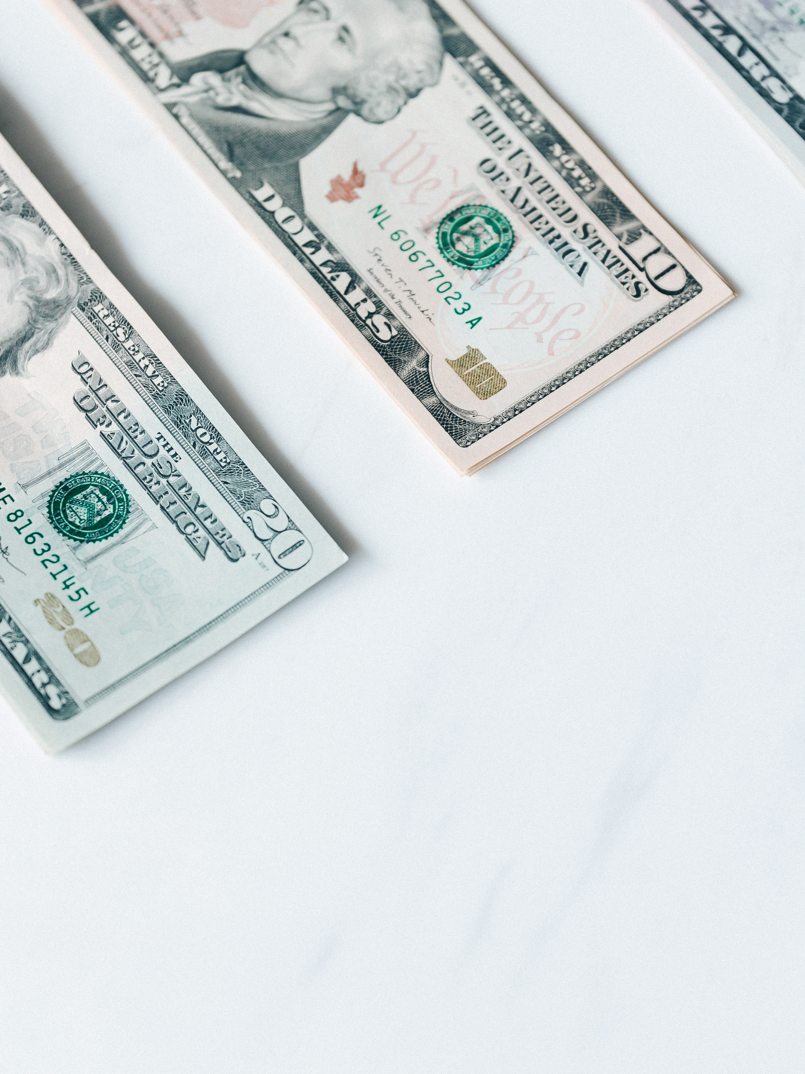 Dollar Bills Closeup