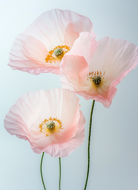 Pink Poppy Flowers