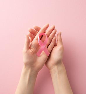 Pink Ribbon Hands