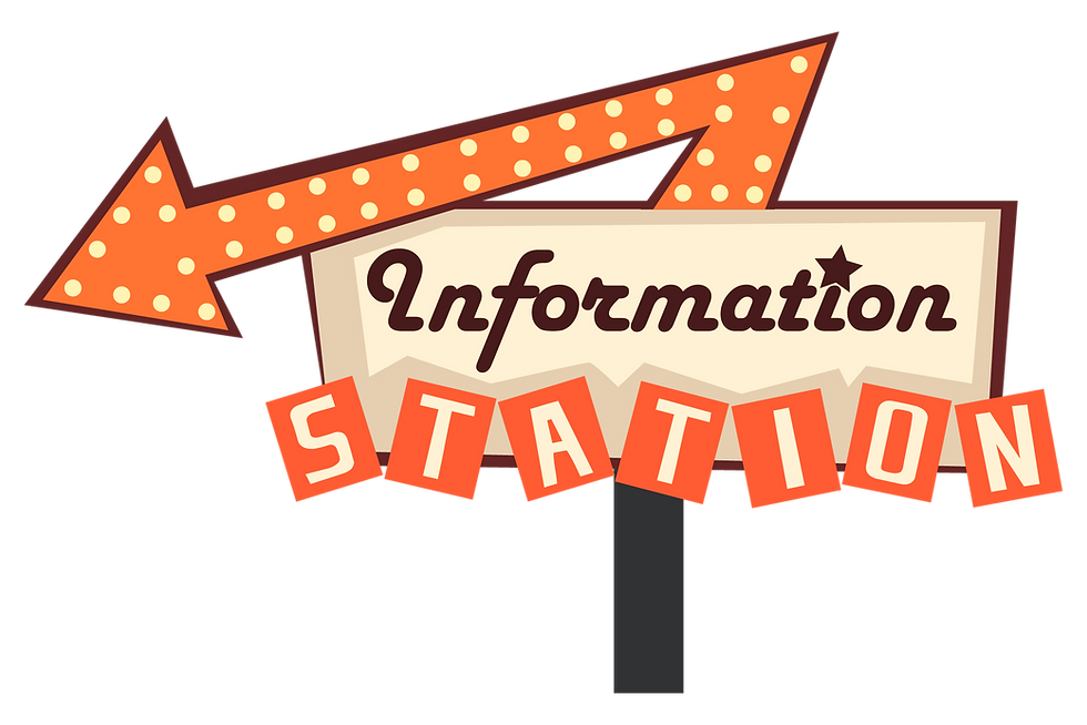 Information Station Sign