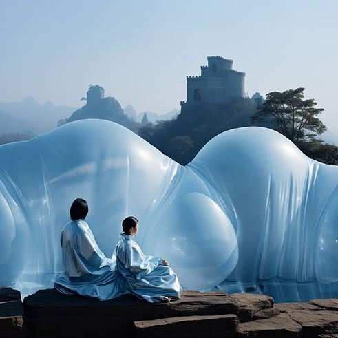 Surreal Outdoor Scene