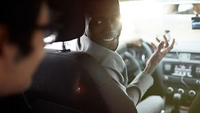 Taxi Driver and Passenger