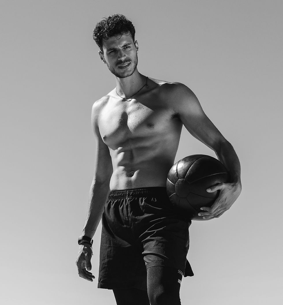 Athletic Man Posing