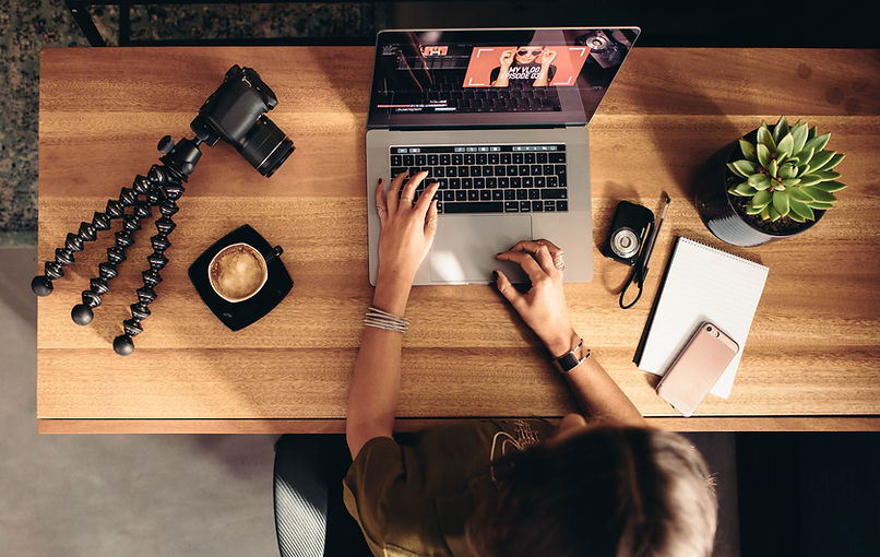 Vlog Editor at Work