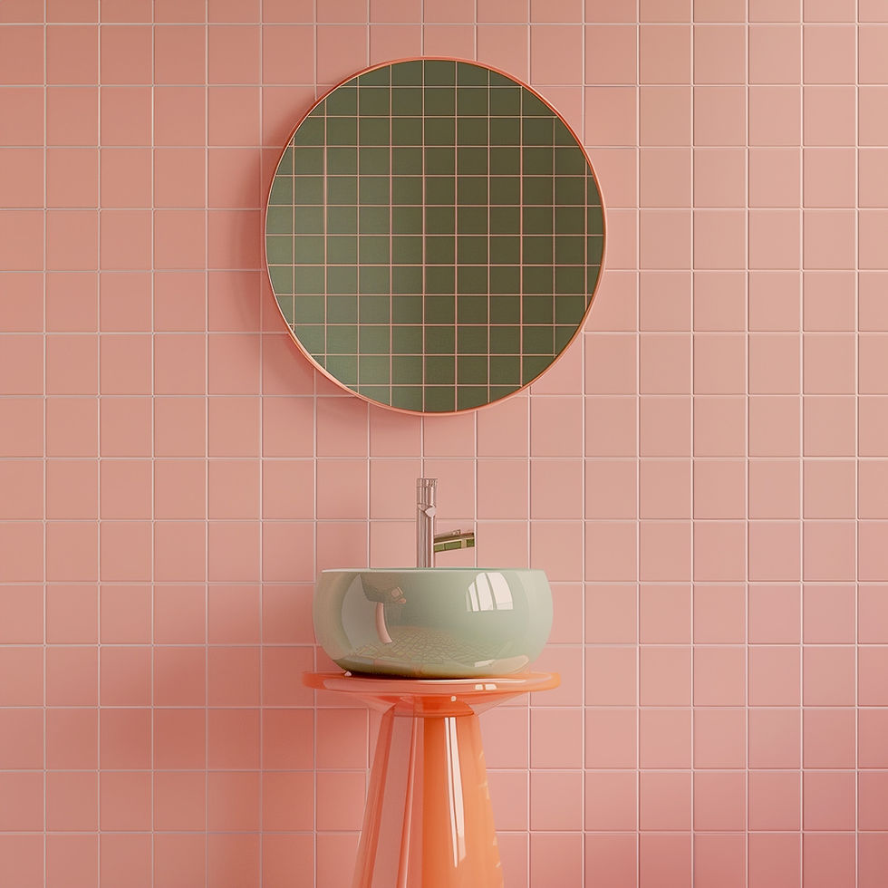 Bathroom tiles