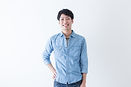 Man in Denim Shirt