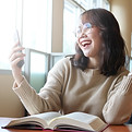 Student Laughing