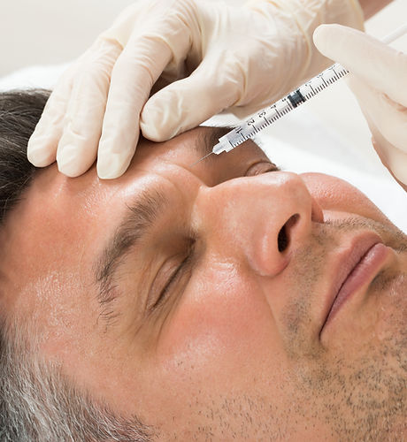 Man Getting Botox