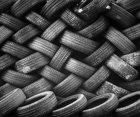 Pile of old tires