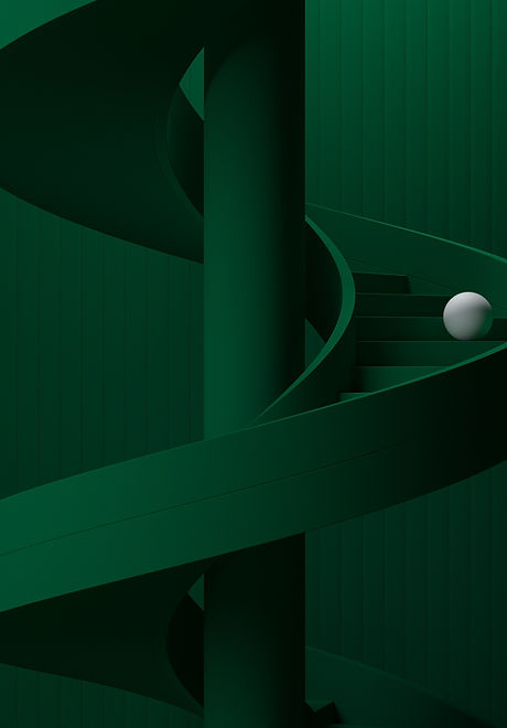 Sphere on Spiral Stairs