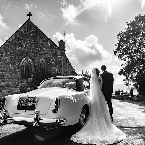 Wedding Couple Outdoors