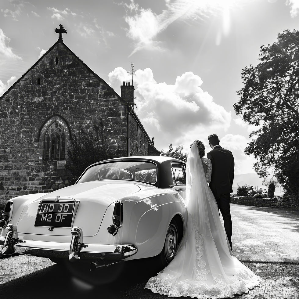 Wedding Couple Outdoors