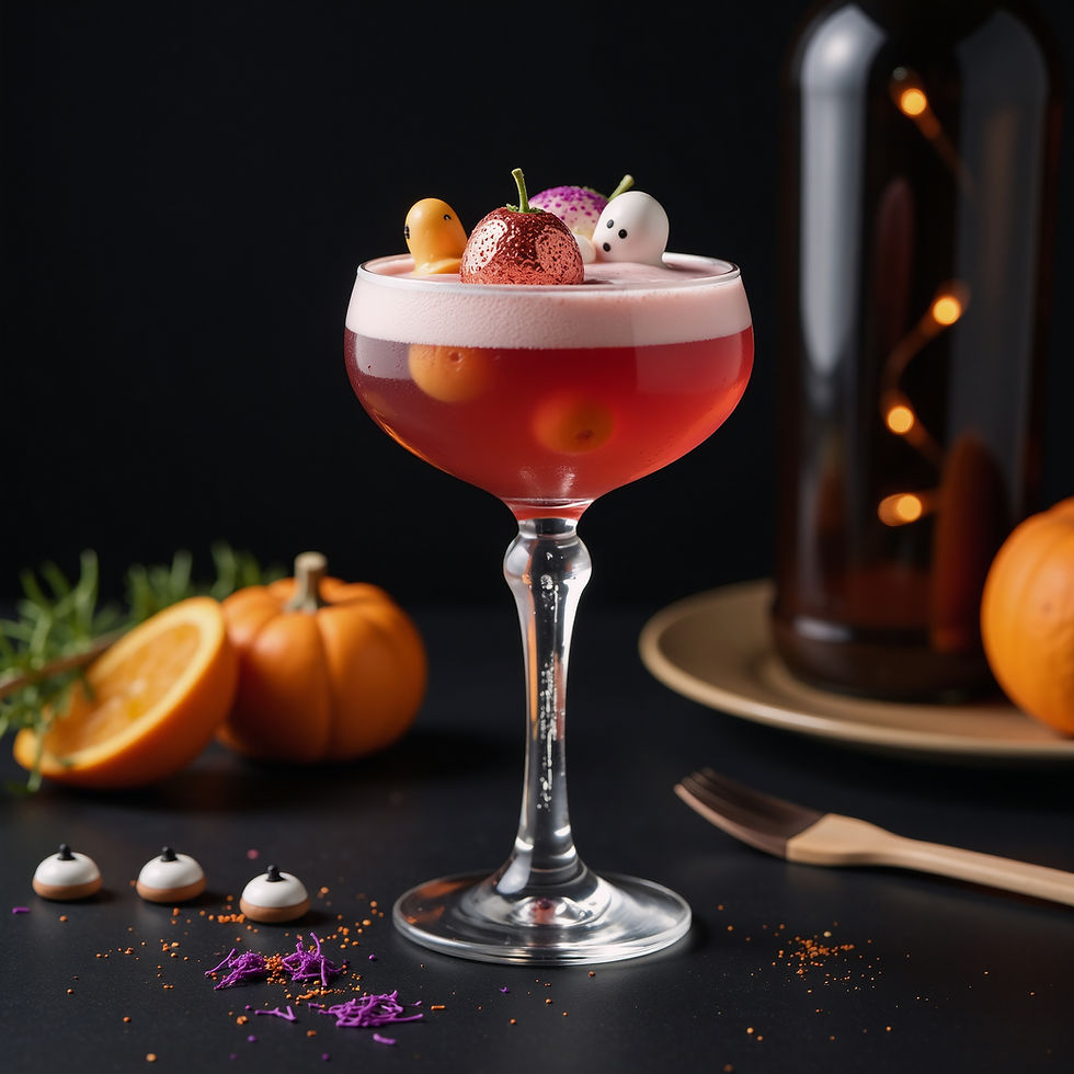 Halloween Cocktail Glass