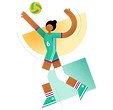 Jogador de voleibol
