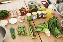 Cooking Ingredients Display