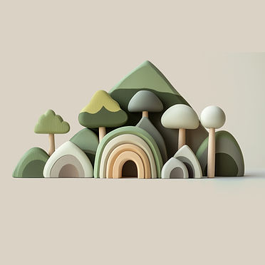 Wooden Toy Landscape