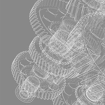 Bauplan für Getriebemechanismus