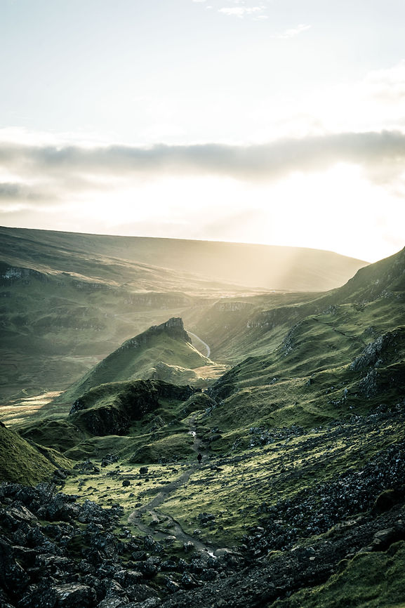 Sunlit Green Valley