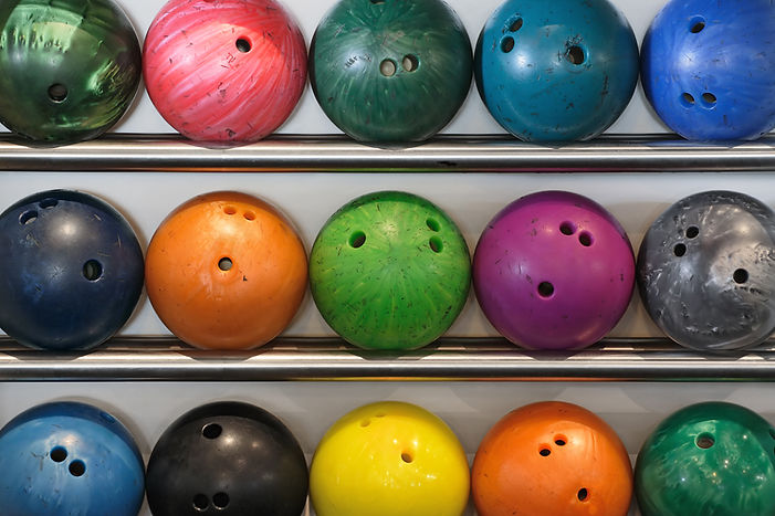 Colorful Bowling Balls