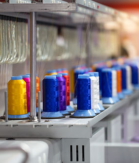 Multicolored Spools of Thread