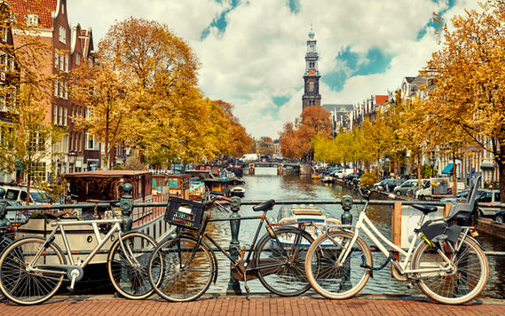 Bikes at Amsterdam Canal