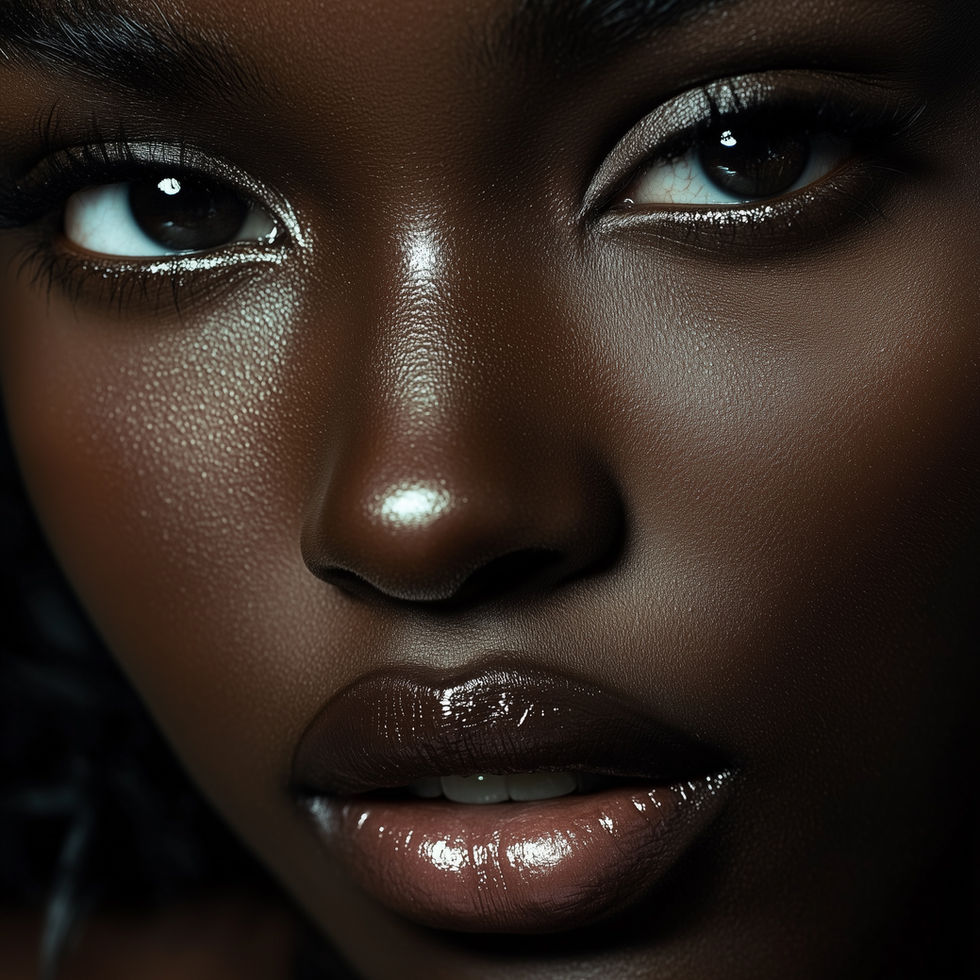 Close-up Beauty Portrait