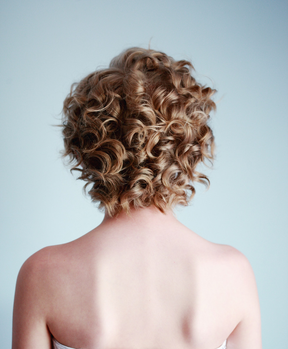 Curly Hair Backview
