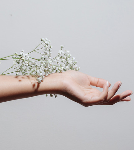 Hand With Flowers