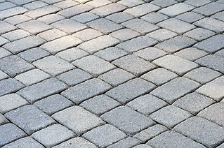 Paving stone driveway