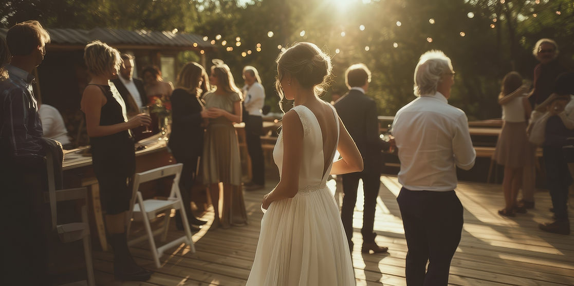 Réception de mariage en plein air