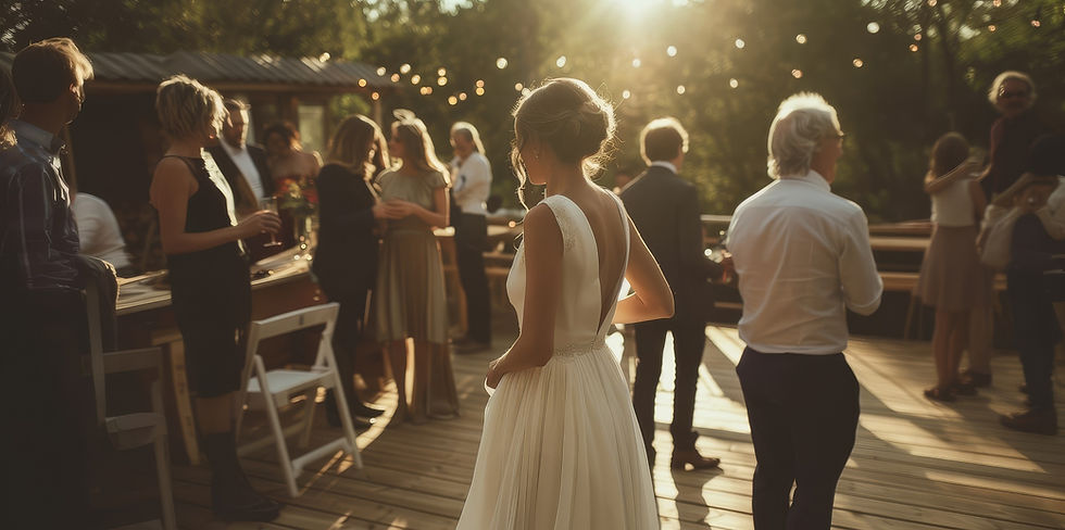 Célébration d'un mariage en plein air