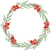 Berry Wreath Design