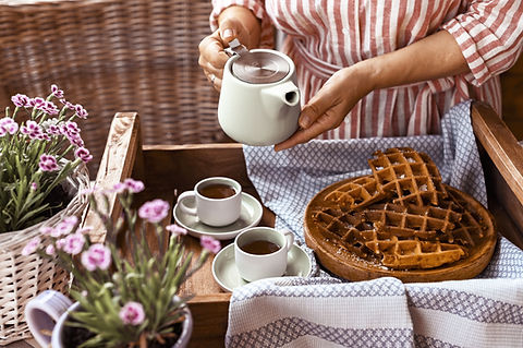Rustic breakfast