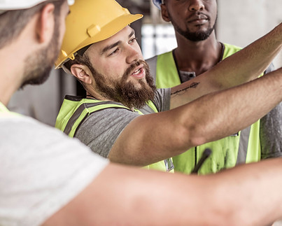 Construction Workers Discussing